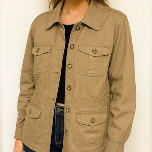 Women's Tan Utility Jacket